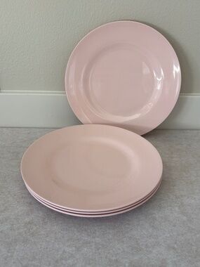 ❤︎ RICE Denmark Melamine Dinner Plates Set 4 Blush Pink ❤︎